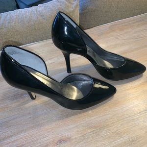 Anne Klein Black Patent Pumps